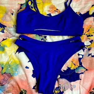 Blue bikini from shein, worn twice